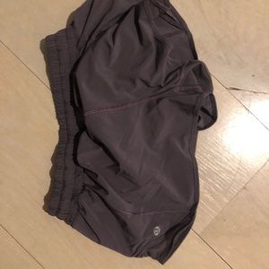 Low Rise Lululemon shorts - 2.5” in sweat wicking material